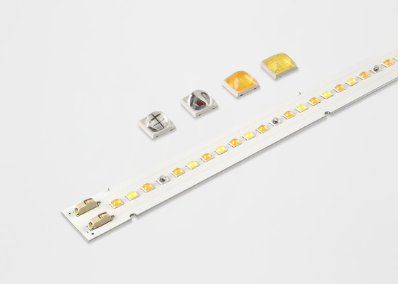 60W พืชสวน PCB LED แถบเชิงเส้นสูง 660nm Spectrum Growing Lamp